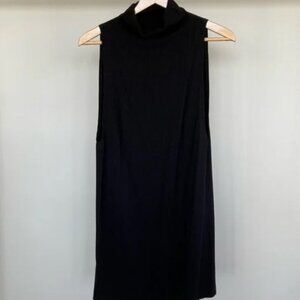 Reformation sleeveless ribbed knit mock neck mini dress. 🖤